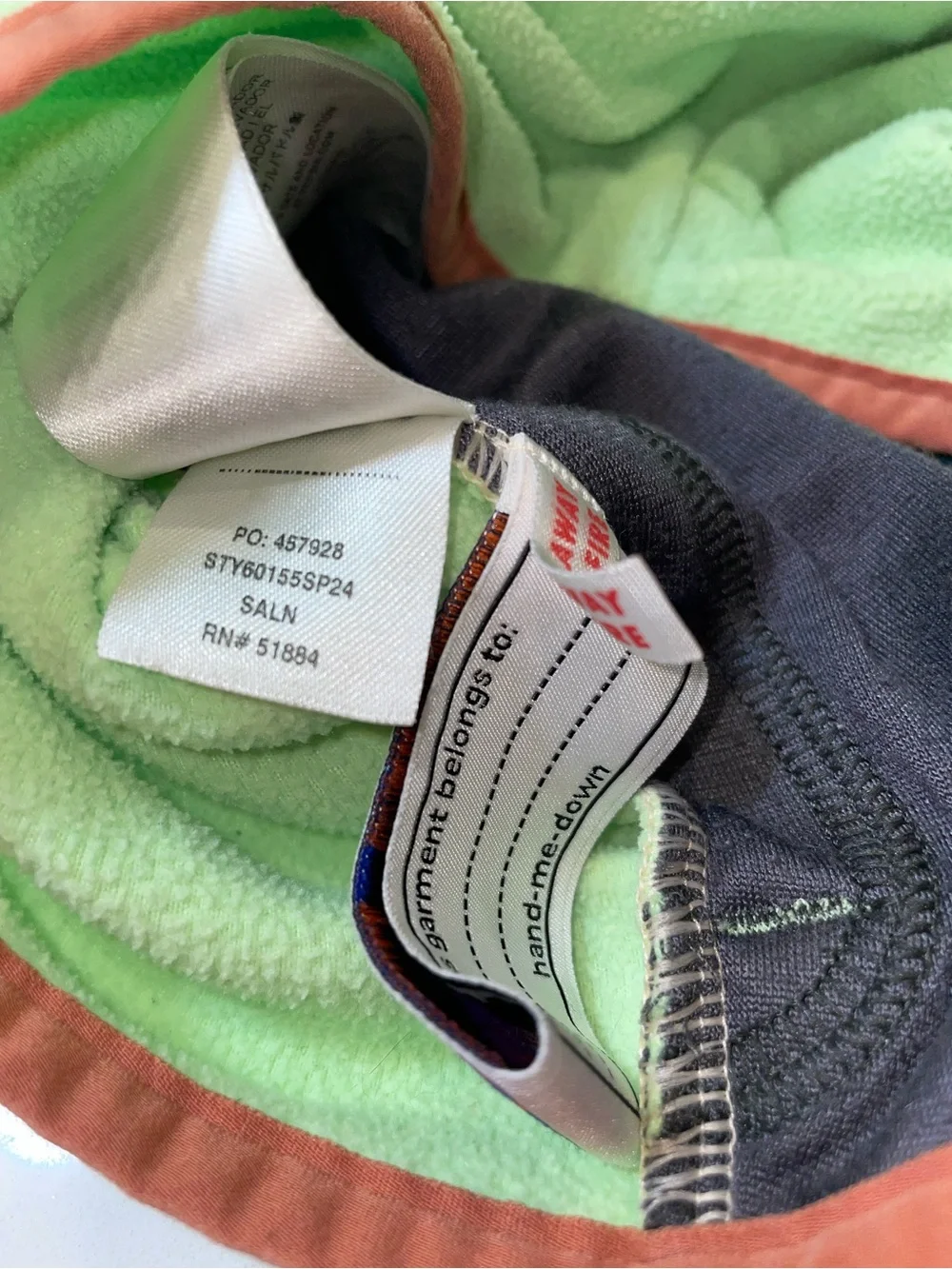 Patagonia Baby Micro D® Snap-T® Fleece Jacket | 2T | Orange and Green